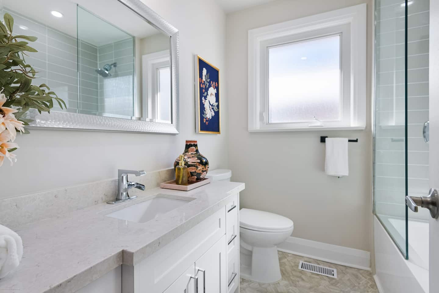 Shower and tub